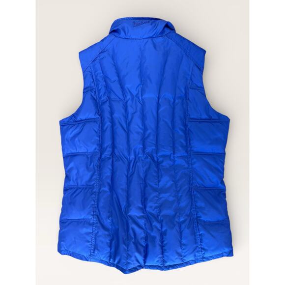 Vintage Woolrich Womens NWT Blue Puffer Vest Zip Front Fleece Lined V07 - Picture 3 of 5